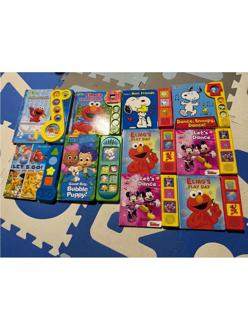 10 sound books, there is 2 of same book